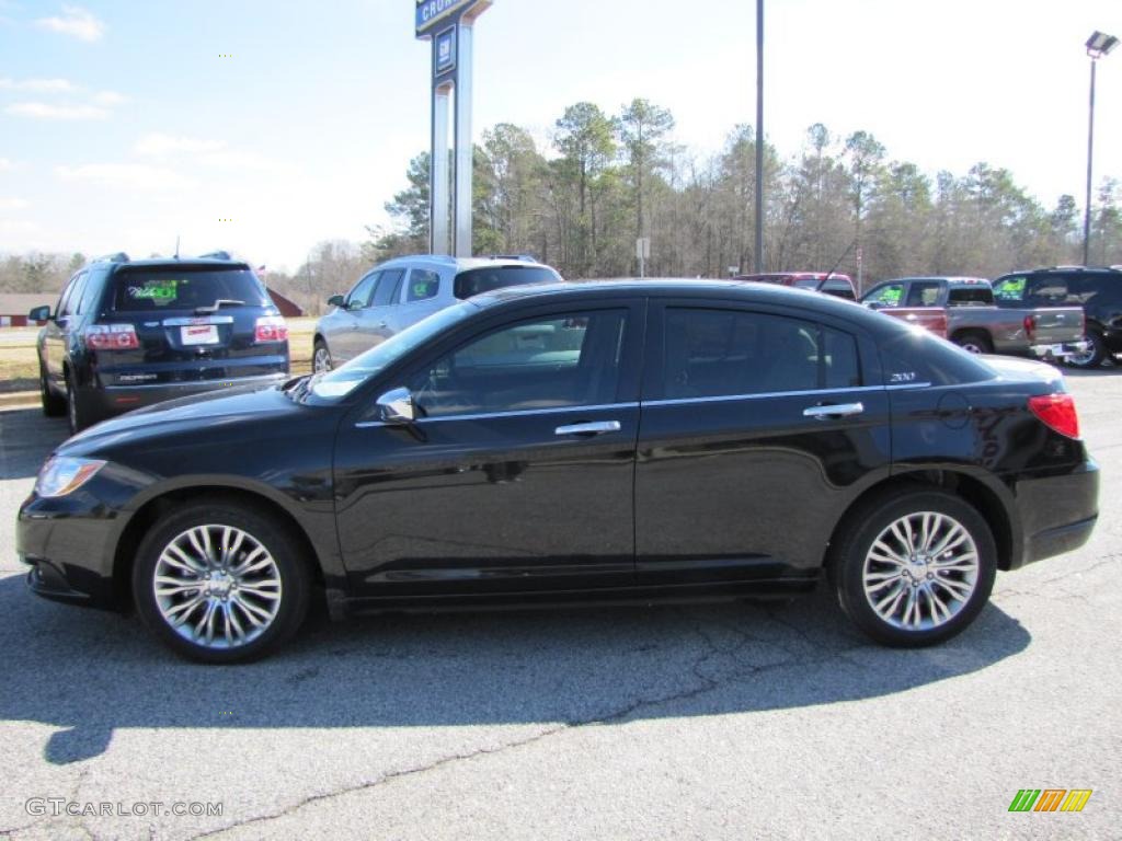 Brilliant Black Crystal Pearl 2011 Chrysler 200 Limited Exterior Photo #45250048