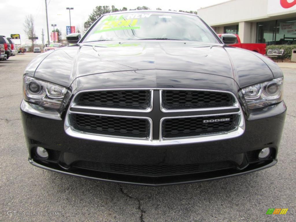 Brilliant Black Crystal Pearl 2011 Dodge Charger R/T Plus Exterior Photo #45250196