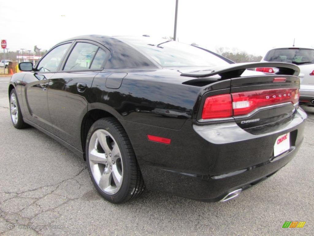 Brilliant Black Crystal Pearl 2011 Dodge Charger R/T Plus Exterior Photo #45250224