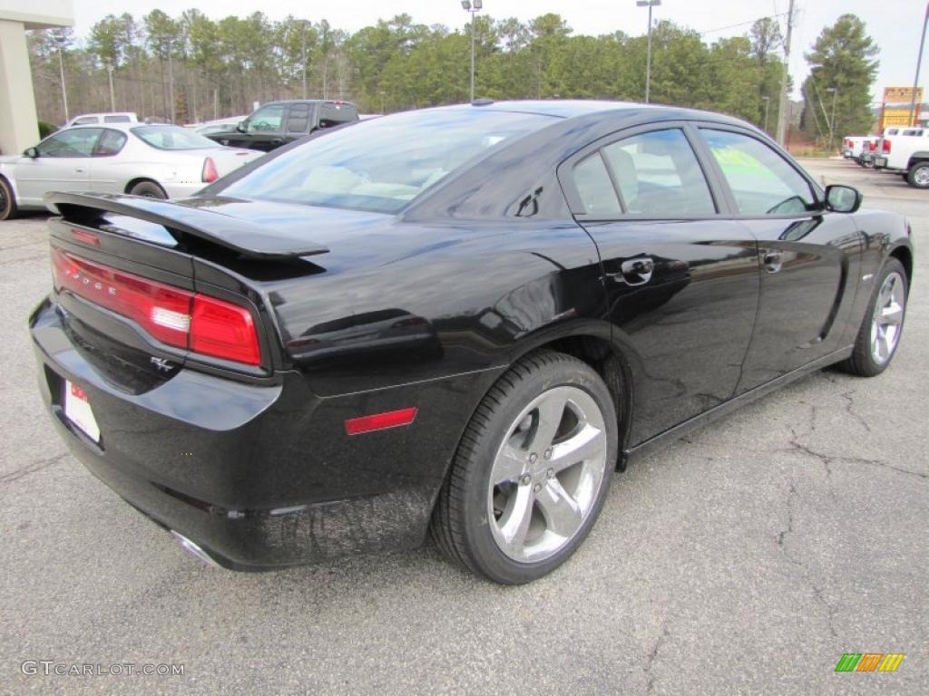 Brilliant Black Crystal Pearl 2011 Dodge Charger R/T Plus Exterior Photo #45250240