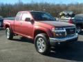 2011 Merlot Jewel Red Metallic GMC Canyon SLE Extended Cab 4x4  photo #1