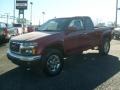 2011 Merlot Jewel Red Metallic GMC Canyon SLE Extended Cab 4x4  photo #3