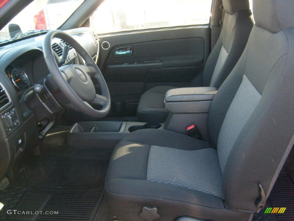 Ebony Interior 2011 GMC Canyon SLE Extended Cab 4x4 Photo #45250472