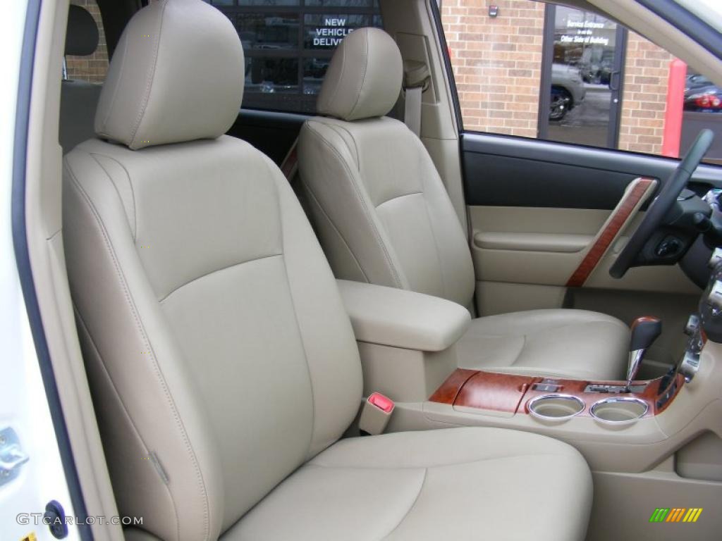 2009 Toyota Highlander Limited 4WD Interior Color Photos