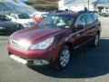 2011 Ruby Red Pearl Subaru Outback 2.5i Limited Wagon  photo #3