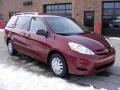 2008 Salsa Red Pearl Toyota Sienna LE  photo #1