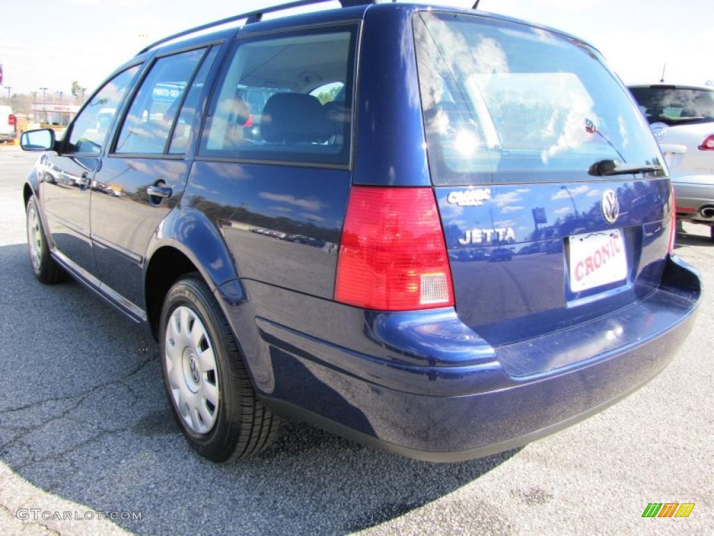 2004 Jetta GL Wagon - Indigo Blue Metallic / Black photo #5