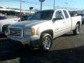 2008 Silver Birch Metallic GMC Sierra 1500 SLT Extended Cab 4x4  photo #3