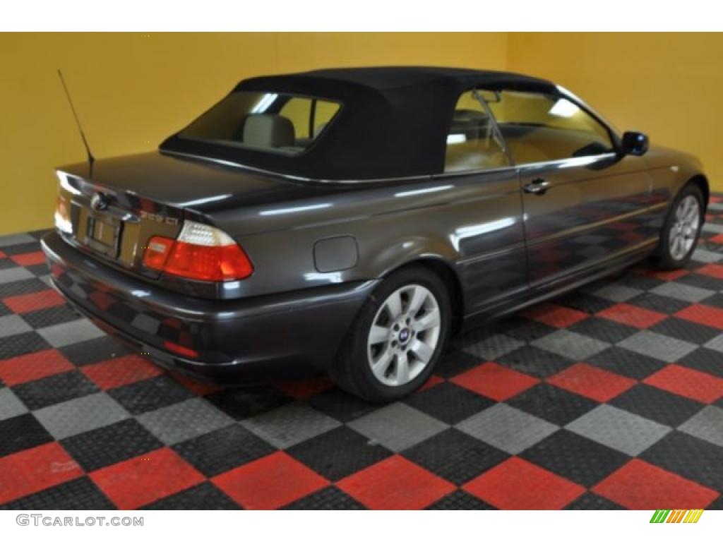 2005 3 Series 325i Convertible - Sparkling Graphite Metallic / Sand photo #4