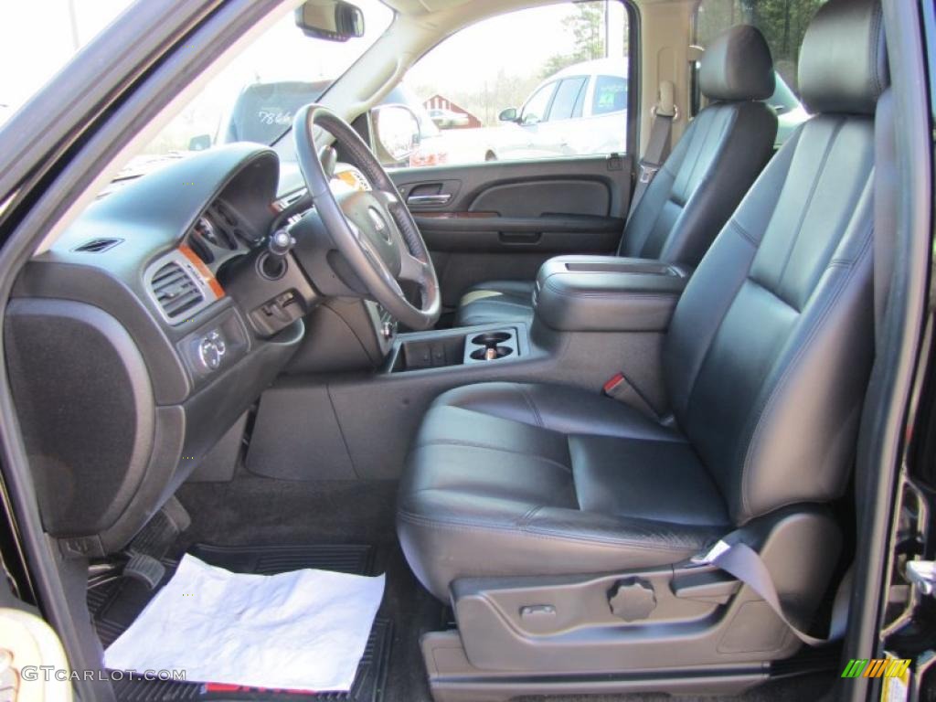 Ebony Interior 2008 GMC Yukon Hybrid Photo #45252831