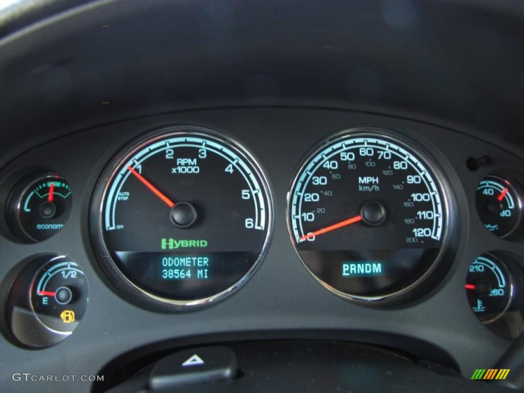 2008 GMC Yukon Hybrid Gauges Photo #45252976