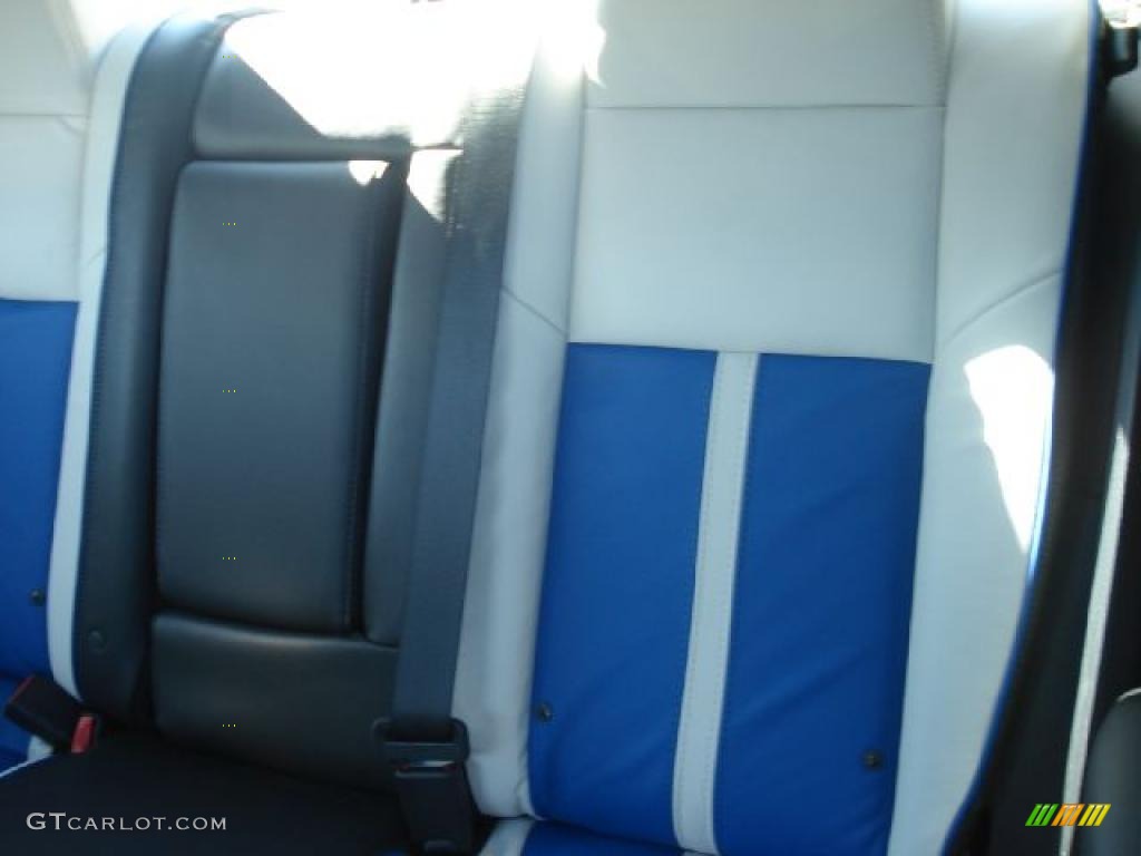 Pearl White/Blue Interior 2011 Dodge Challenger SRT8 392 Inaugural Edition Photo #45253696