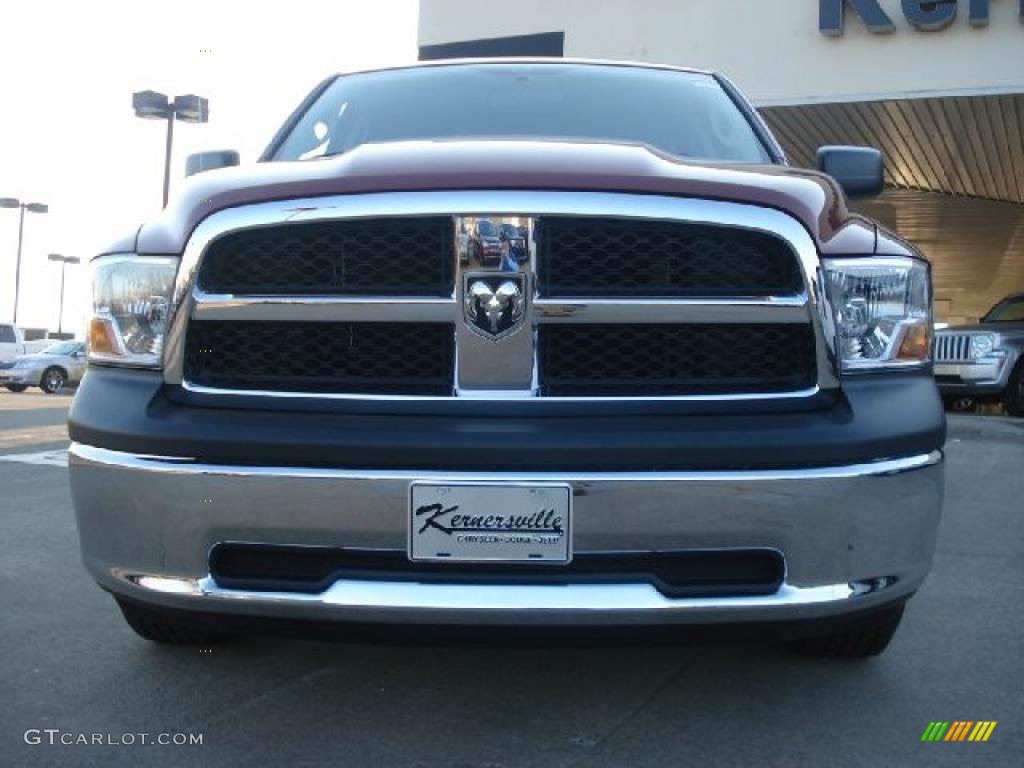 2011 Ram 1500 ST Quad Cab - Deep Cherry Red Crystal Pearl / Dark Slate Gray/Medium Graystone photo #5