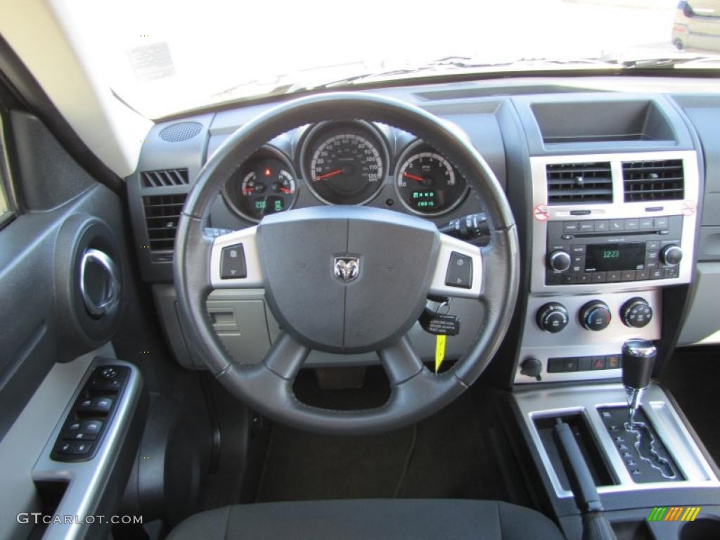 2010 Dodge Nitro SXT Dark Slate Gray Dashboard Photo #45254044