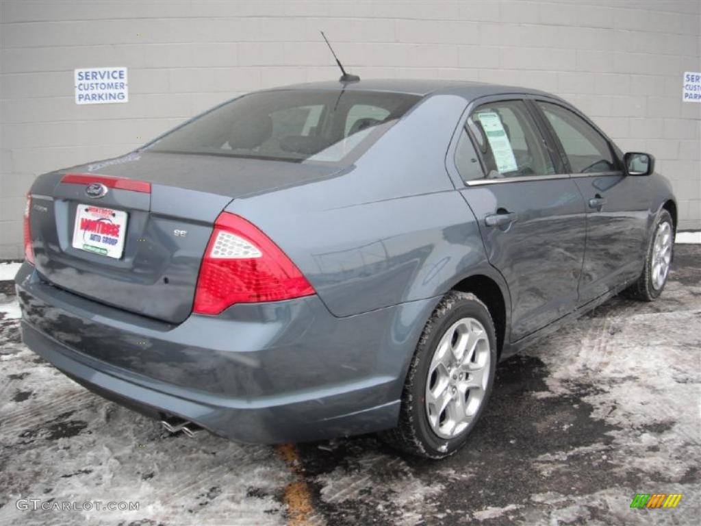 2011 Fusion SE - Steel Blue Metallic / Charcoal Black photo #5