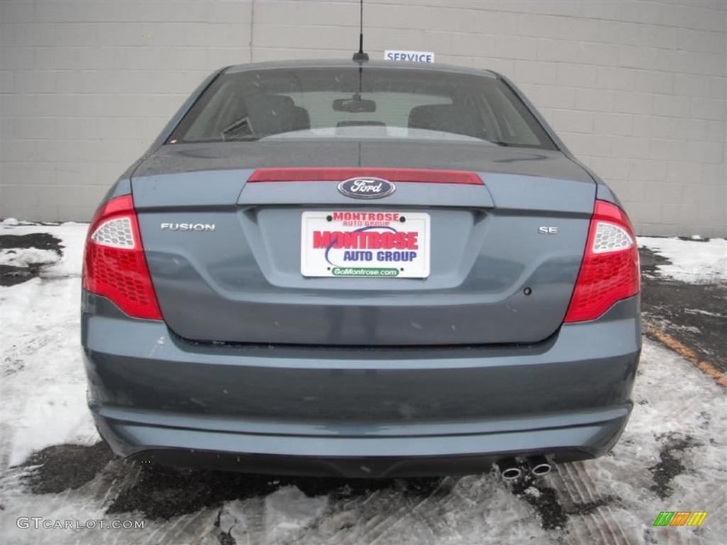 2011 Fusion SE - Steel Blue Metallic / Charcoal Black photo #8