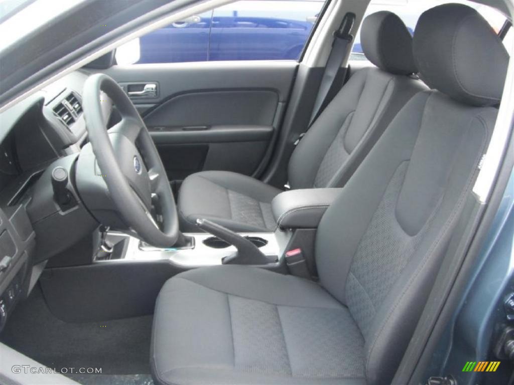 2011 Fusion SE - Steel Blue Metallic / Charcoal Black photo #24