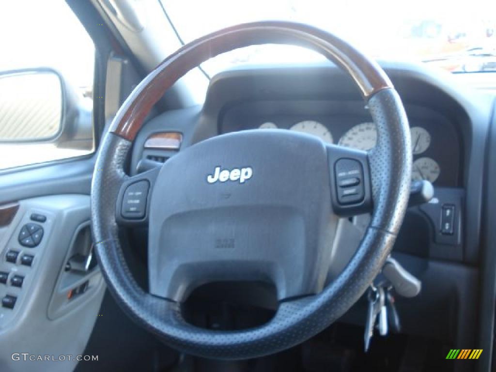 2002 Grand Cherokee Overland 4x4 - Inferno Red Tinted Pearlcoat / Dark Slate Gray photo #24