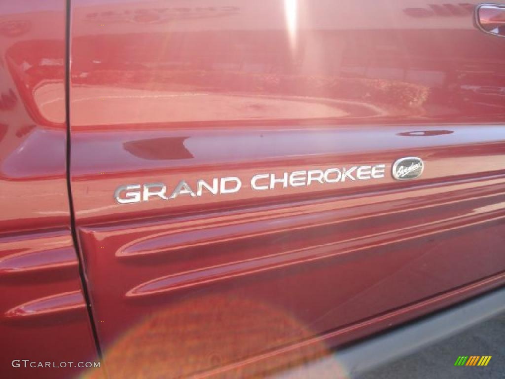 2002 Grand Cherokee Overland 4x4 - Inferno Red Tinted Pearlcoat / Dark Slate Gray photo #32
