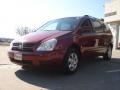 2006 Claret Red Kia Sedona LX  photo #6