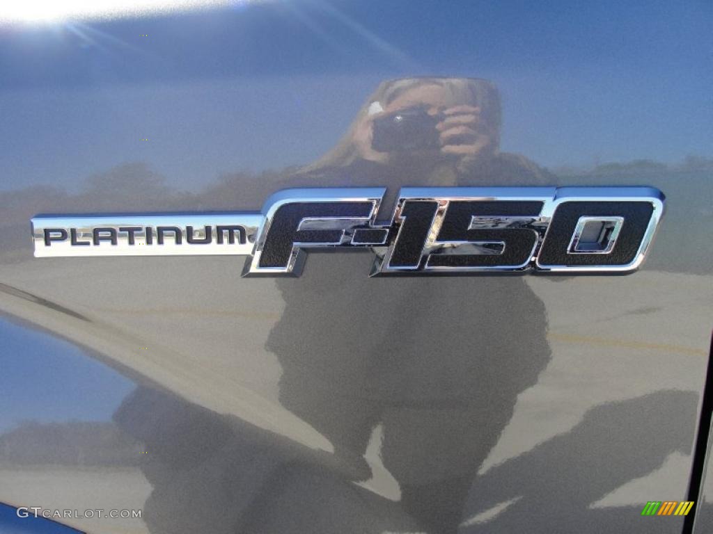 2011 F150 Platinum SuperCrew 4x4 - Sterling Grey Metallic / Sienna Brown/Black photo #11