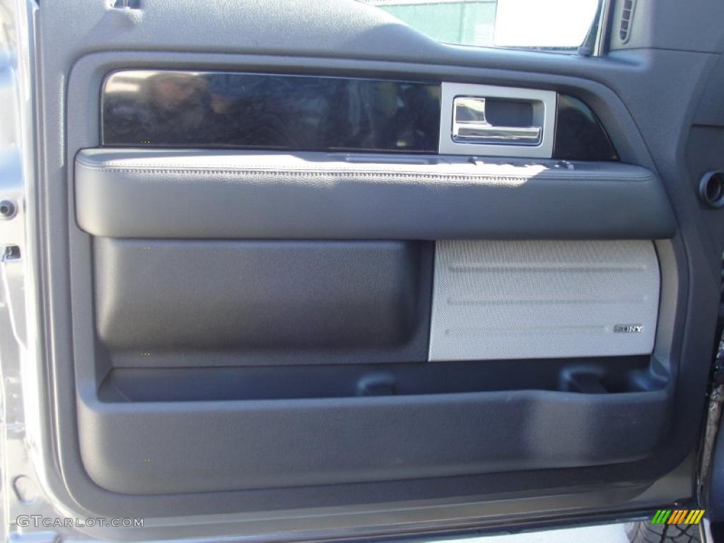 2011 Ford F150 Platinum SuperCrew 4x4 Sienna Brown/Black Door Panel Photo #45256972