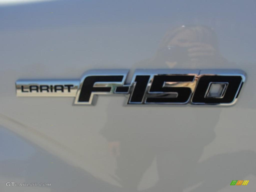2011 F150 Lariat SuperCrew - White Platinum Metallic Tri-Coat / Pale Adobe photo #13