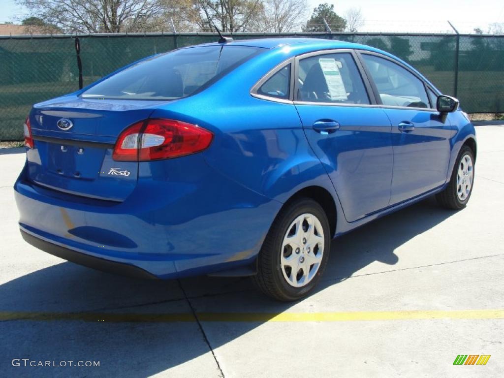 Blue Flame Metallic 2011 Ford Fiesta S Sedan Exterior Photo #45257970