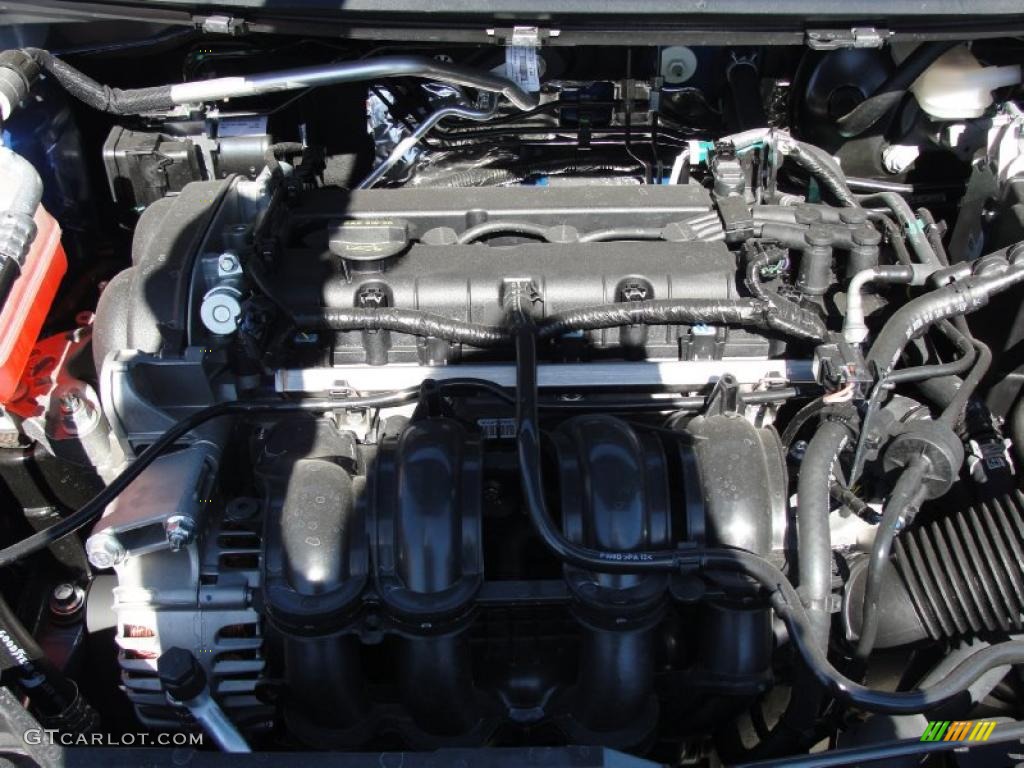 2011 Ford Fiesta S Sedan 1.6 Liter DOHC 16-Valve Ti-VCT Duratec 4 Cylinder Engine Photo #45258155