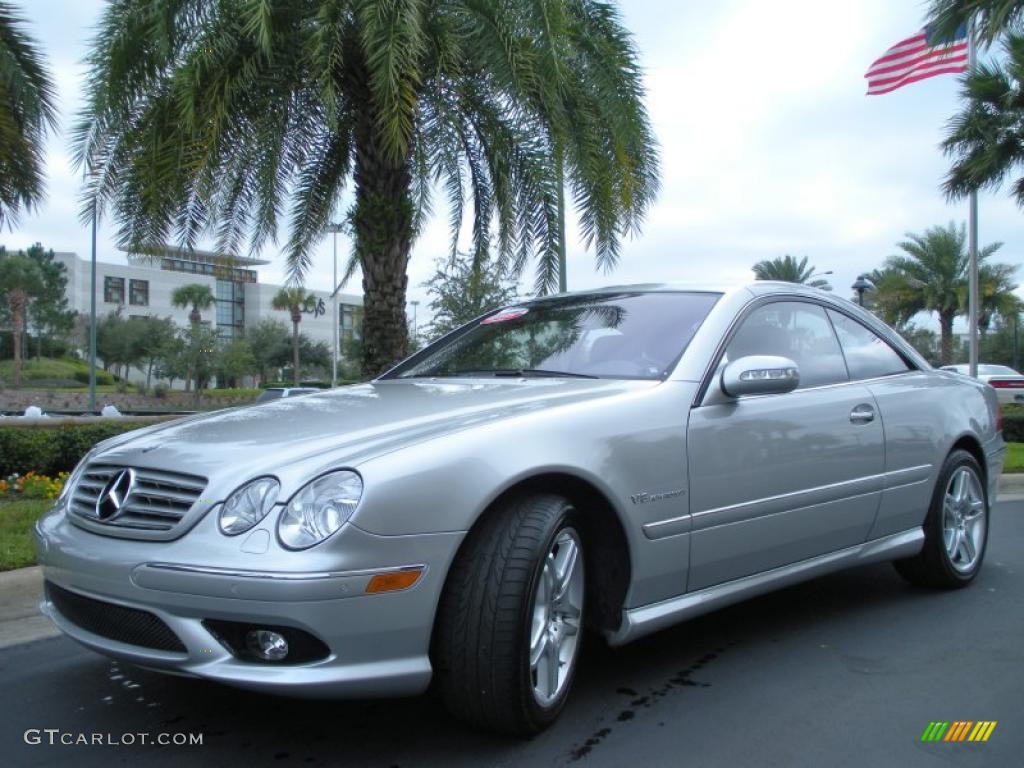 Brilliant Silver Metallic 2005 Mercedes-Benz CL 55 AMG Exterior Photo #45258955