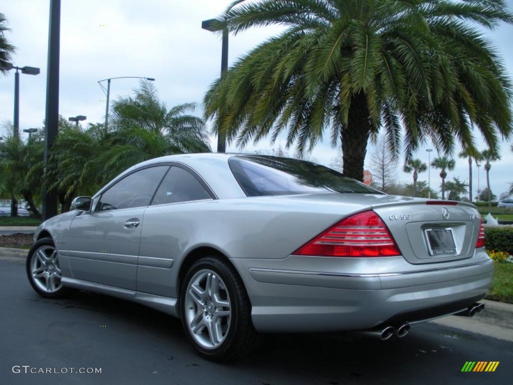 Brilliant Silver Metallic 2005 Mercedes-Benz CL 55 AMG Exterior Photo #45258979