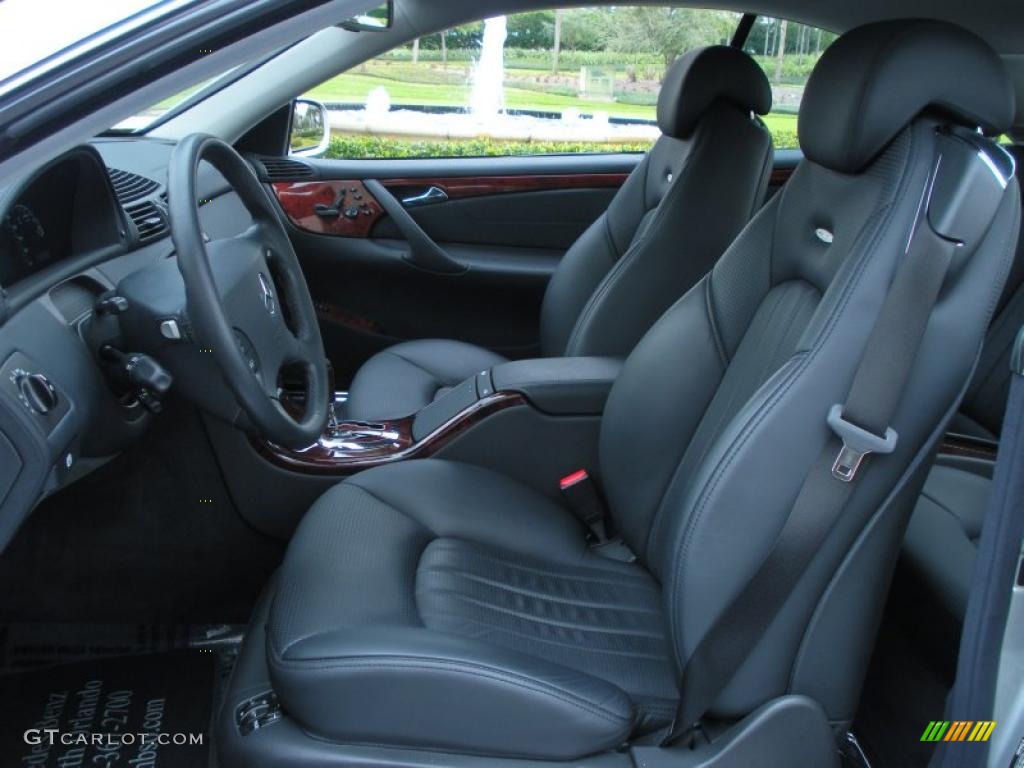 Charcoal Interior 2005 Mercedes-Benz CL 55 AMG Photo #45259003