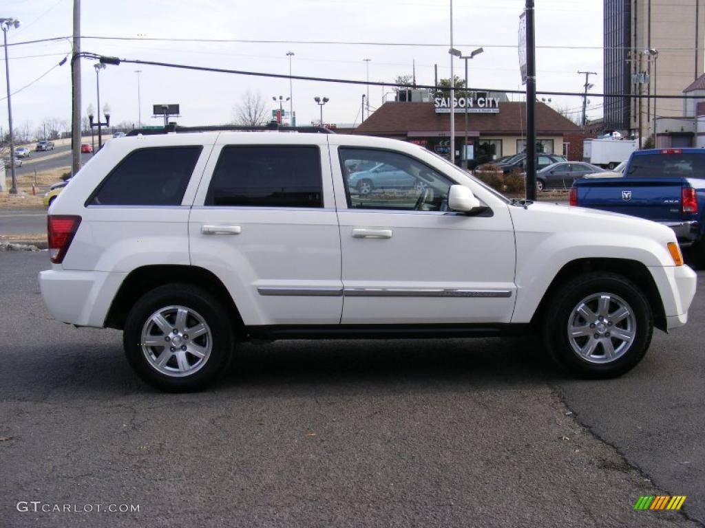 Stone White 2008 Jeep Grand Cherokee Limited 4x4 Exterior Photo #45259139