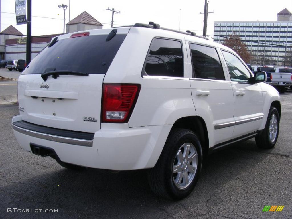 Stone White 2008 Jeep Grand Cherokee Limited 4x4 Exterior Photo #45259143