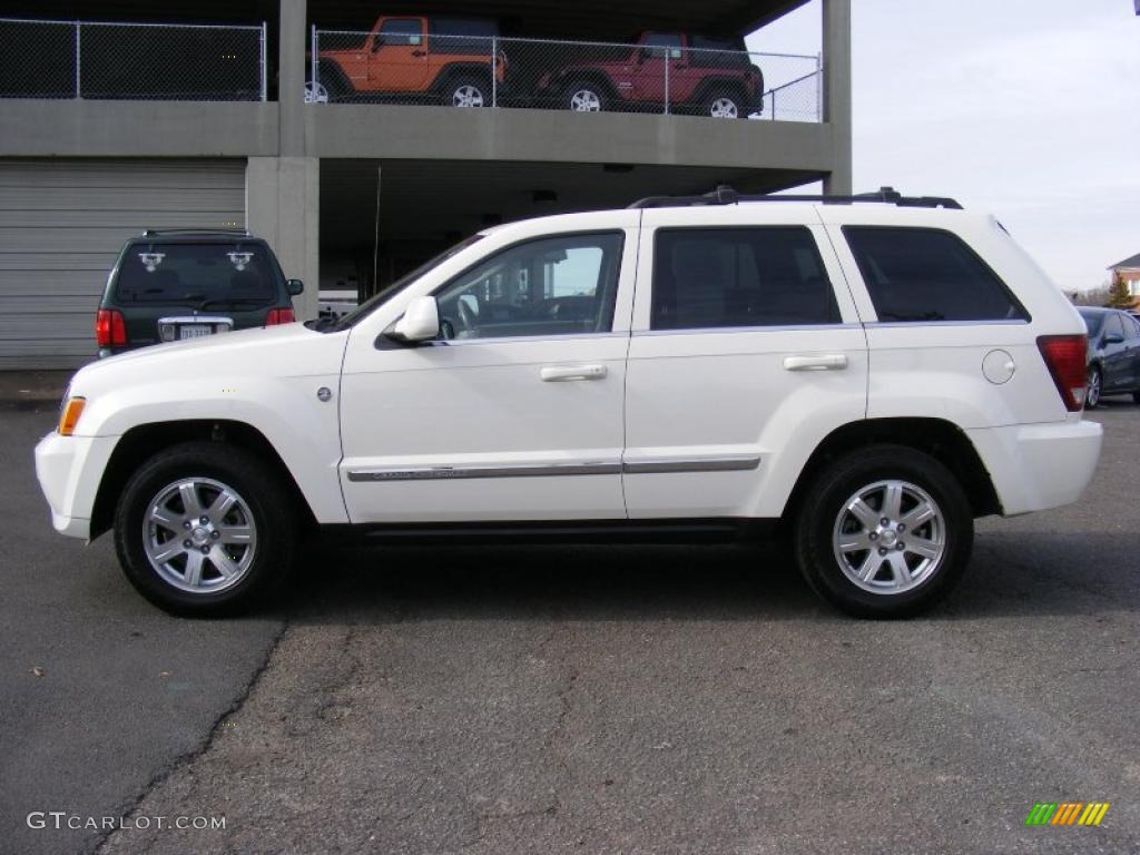 2008 Grand Cherokee Limited 4x4 - Stone White / Dark Khaki/Light Graystone photo #8