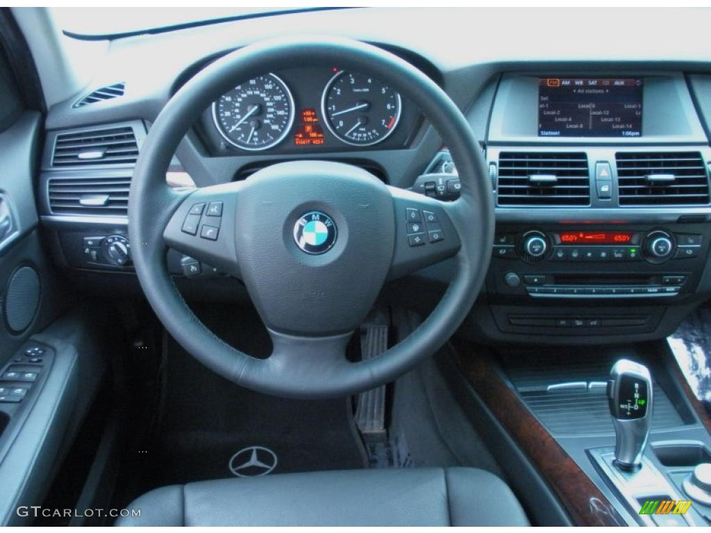 2007 BMW X5 4.8i Black Dashboard Photo #45259479