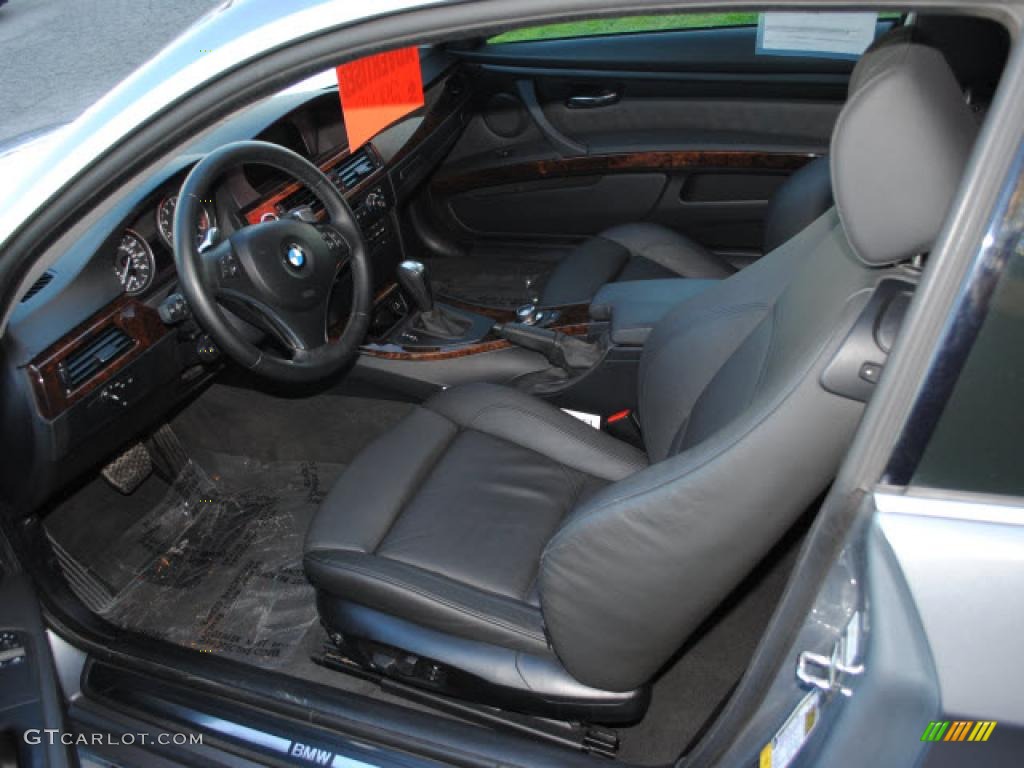 Black Interior 2008 BMW 3 Series 328i Coupe Photo #45259563