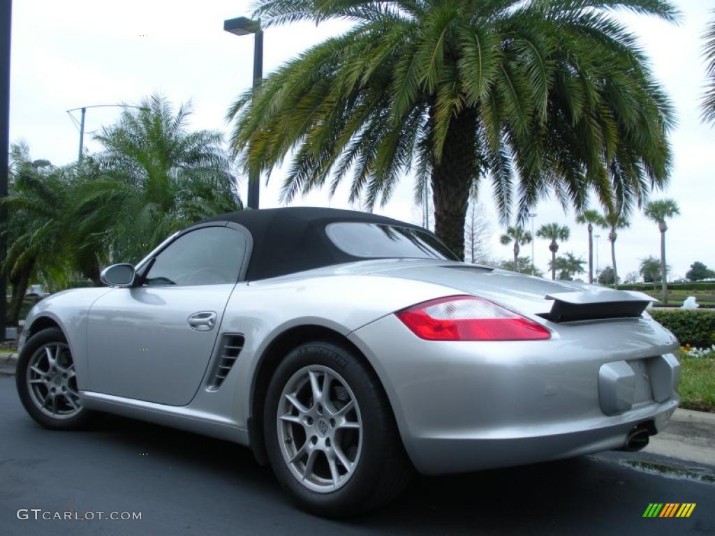 Arctic Silver Metallic 2007 Porsche Boxster Standard Boxster Model Exterior Photo #45259566