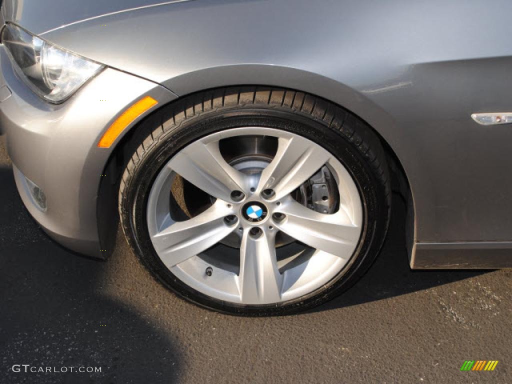 2008 3 Series 335i Convertible - Space Grey Metallic / Black photo #14