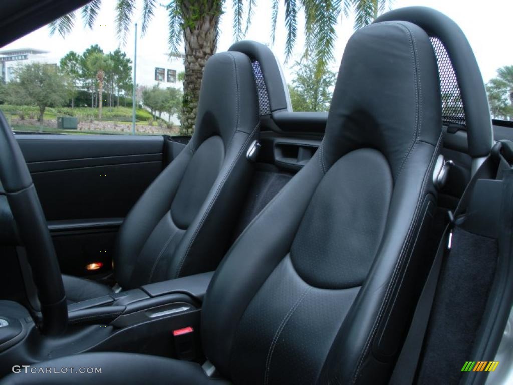 Black Interior 2007 Porsche Boxster Standard Boxster Model Photo #45259779