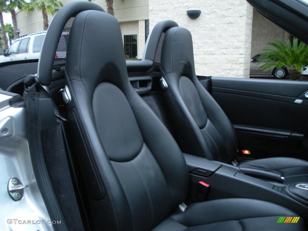 Black Interior 2007 Porsche Boxster Standard Boxster Model Photo #45259787