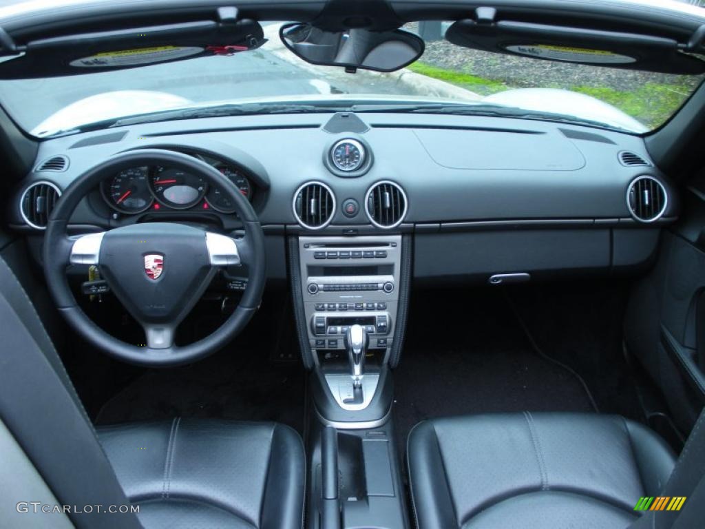 2007 Porsche Boxster Standard Boxster Model Black Dashboard Photo #45259792