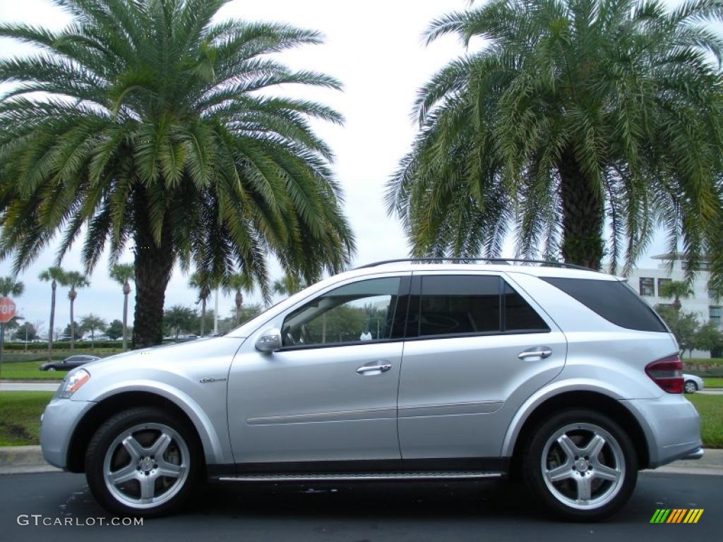 2008 ML 63 AMG 4Matic - Iridium Silver Metallic / Black photo #1