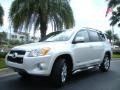 2010 Blizzard White Pearl Toyota RAV4 Limited V6  photo #2