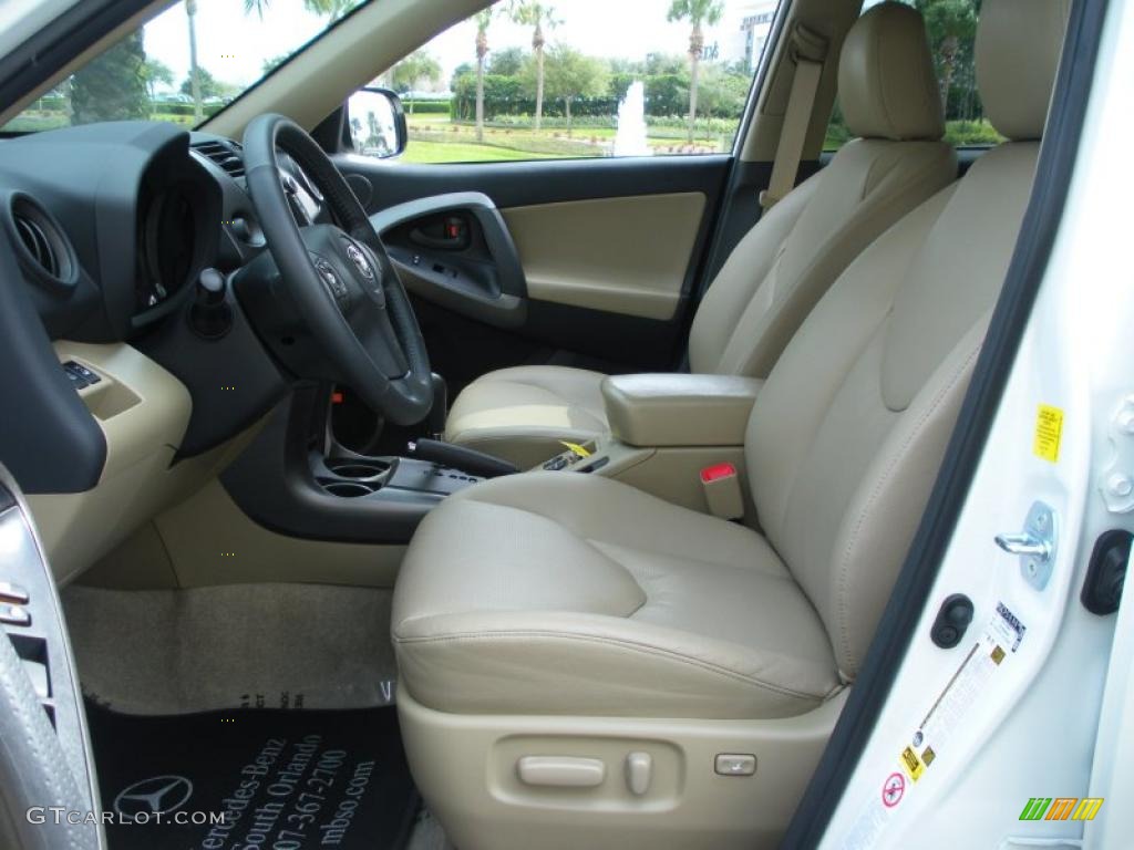 Sand Beige Interior 2010 Toyota RAV4 Limited V6 Photo #45261180