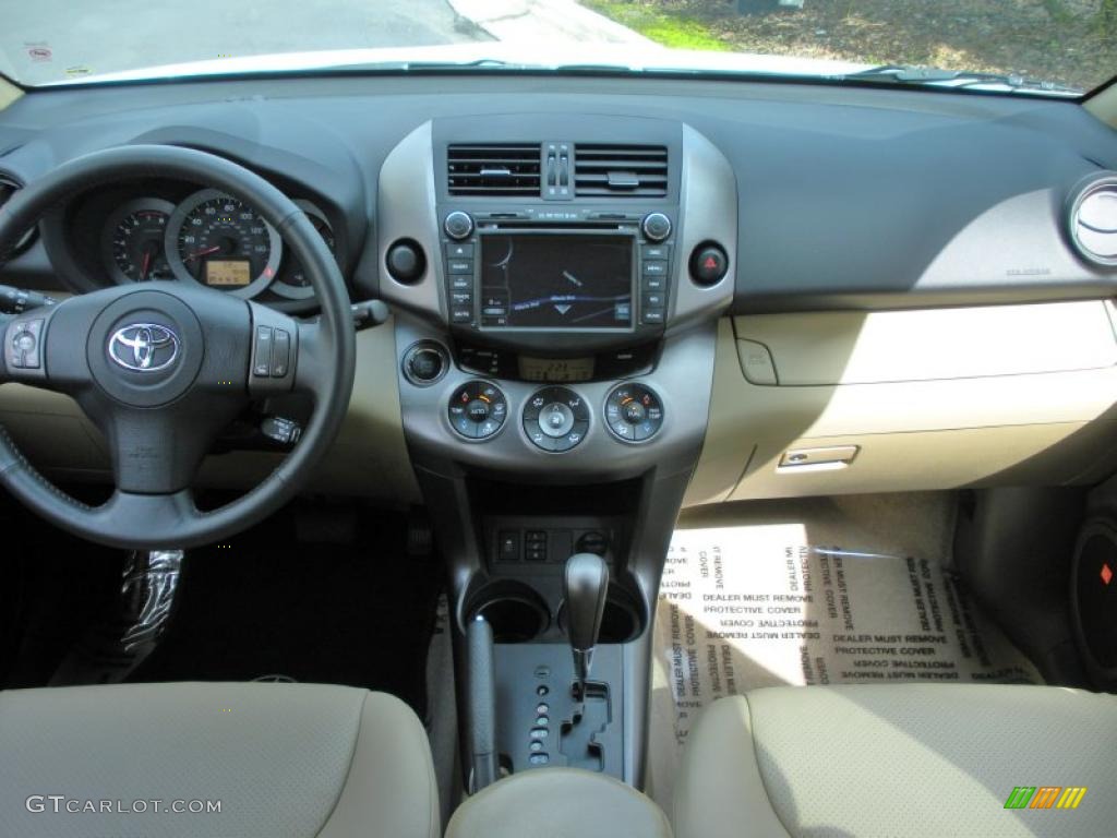 2010 Toyota RAV4 Limited V6 Sand Beige Dashboard Photo #45261208