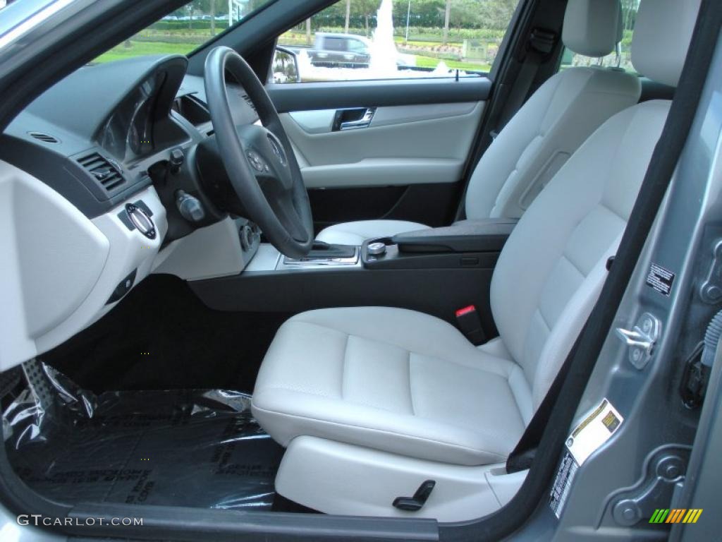 Grey/Black Interior 2010 Mercedes-Benz C 300 Sport Photo #45261292