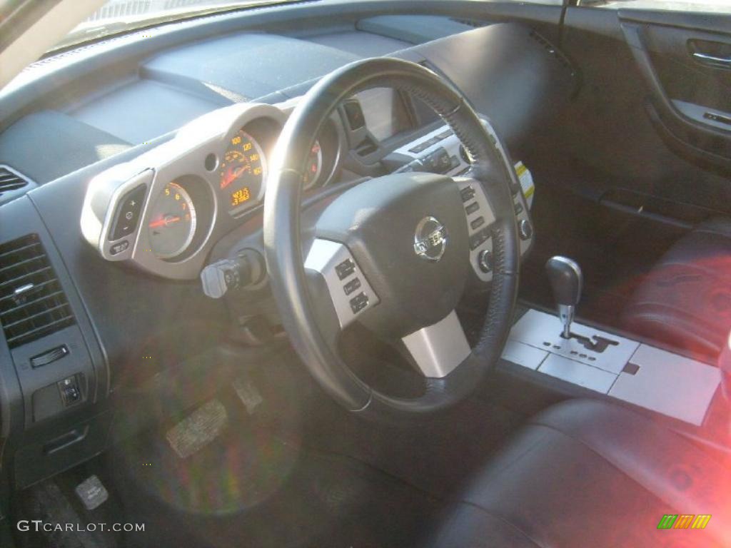 2007 Murano SE AWD - Super Black / Charcoal photo #12