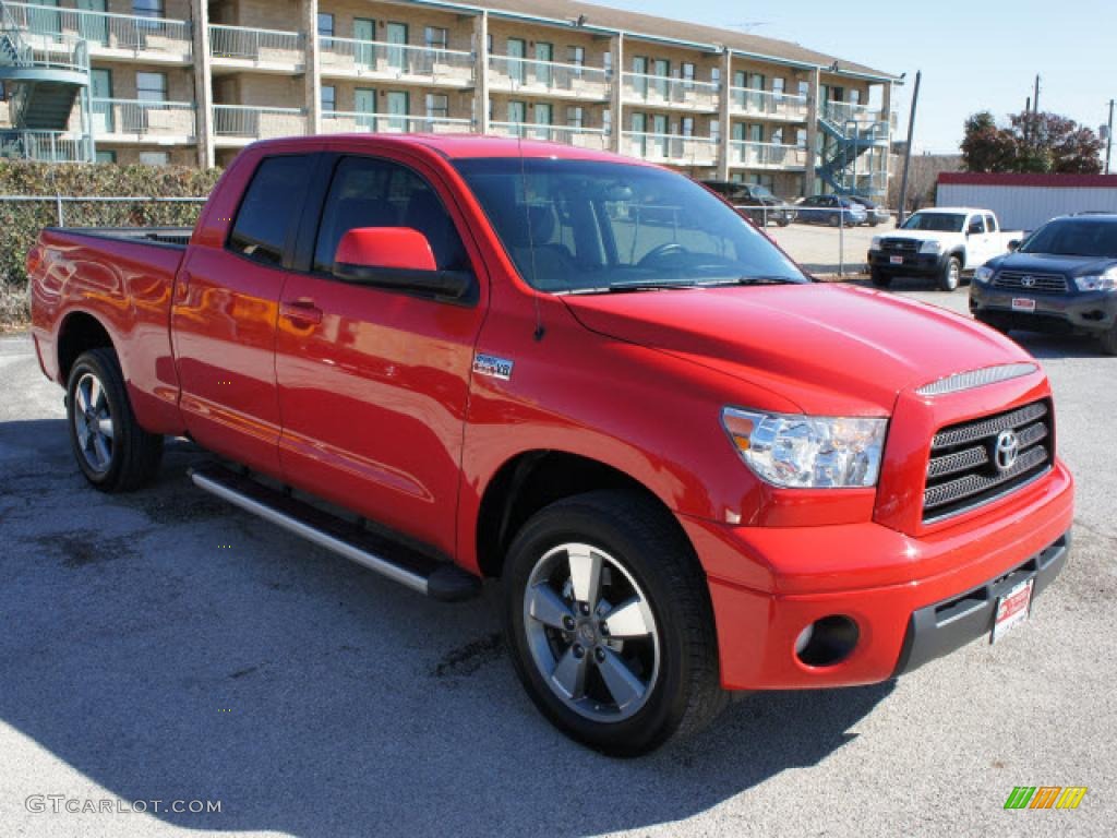 Radiant Red 2009 Toyota Tundra TRD Sport Double Cab Exterior Photo #45262929