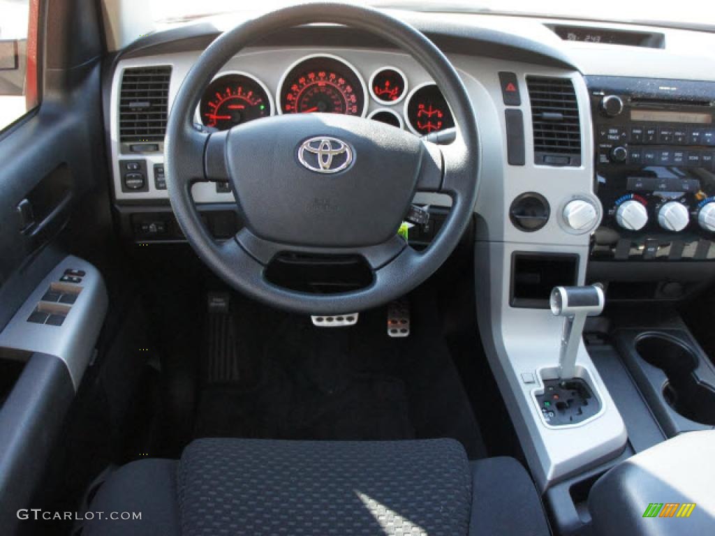 Graphite Gray Interior 2009 Toyota Tundra TRD Sport Double Cab Photo #45262941